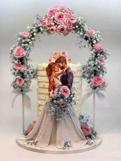 25th Anniversary Cake Ideas, Anniversary Cake Ideas, Flower Gate, 25th Anniversary Cake, Wedding Cake Designs Simple, 25 Anniversary Cake, Anniversary Cake Designs, Learn Cake Decorating