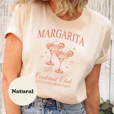 Margarita Cocktail Club Shirt,Margarita Cocktail Lover Shirt,Margarita Tee,Cocktail Lover Shirt,Drinking Night Oversized Shirt,Gift For Them Welcome to my Shop!  Explore my collection of stylish and comfortable tees designed to make you stand out. Enjoy shopping and don't hesitate to reach out if you have any questions. 🤍Happy shopping!🤍 -We have 3 different t-shirt brand that we use, if you only want one particular brand please ask the seller for availability, if you do not ask we will ship t Drinking Night, Margarita Shirt, Margarita Cocktail, Cocktail Club, Club Shirts, Oversized Shirt, Tee Design, Favorite Things Gift, Bathing Beauties