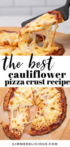 the best cauliflower pizza crust recipe