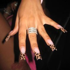 Cute Curved Acrylic Nails, Tempered Square Acrylic Nails, Cute Nail Colors For Fall, Chrome Cheetah Print Nails, Turkey Nail Designs Thanksgiving, French Tip Cheetah Print Nails, Red Yellow Ombre Nails, Dreamville Festival Nails, Cheetah Print Stiletto Nails