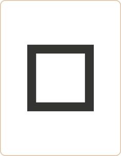 an image of a square in the middle of a white background with a brown border