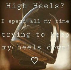 a kettle with the words high heels? i spend all my time trying to keep my heels down