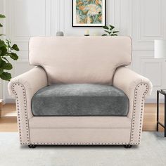 PRICES MAY VARY. GREAT FIT: This innovated 1 PIECE style stretch cushion cover is crafted from durable and high stretch chenille fabric. Armchair 1 Seater Cover(fit total sitting area between 21.6-26.9 inches). Our slipcovers are one-size-fits-most, still kindly measure before ordering. High recommended for both T cushion and Box cushion sofas FULL PROTECT: Ready made sofa cushion covers are a fast and cost-effective way to protect your furniture and update your home decor. Prevent your furnitur Cushion Sofas, Stretch Chair Covers, Unique Sofas, Grey Sofa, Couch Fabric, Chair Slipcover, Armchair Slipcover, Sofa Slipcovers, Update Your Home