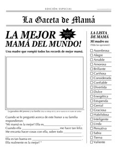 the front page of a spanish newspaper