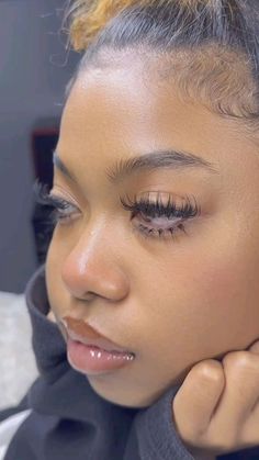 Makeup For Black Skin, Wispy Lashes