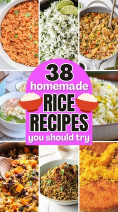 28 homemade rice recipes you should try to make this meal in less than 30 minutes