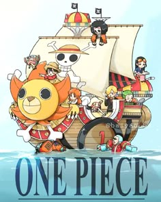 one piece is on the cover of this poster