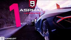 the front end of a car driving down a mountain road in asphalt 2 legend's