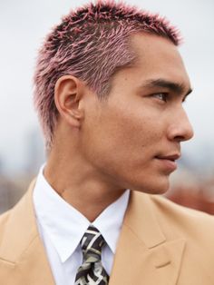 Dyed Hair Men, Gossip Girl Reboot, Bleached Hair, Face Hair, Dream Hair, Gossip Girl, Up Hairstyles, Dyed Hair