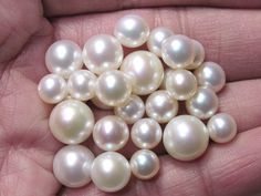 ( Prices in Canada are taxes included. ) Wholesale 5-9.5mm AAA+ Single Piece Freshwater Pearls White Round Pearl Beads Excellent Quality Genuine Pearl for Pendants Earrings Rings Half Drilled PRODUCT INFORMATION: * Pearl Type: Genuine freshwater pearls with natural luster. * Pearl Color: White Color. * Pearl Shape and Size: Round freshwater pearls 5-9.5mm. * Pearl Luster Quality: Very High Luster. Excellent quality with free to very slightly blemished. * Drilled: Half-Drilled. * Material: Genuin Cultured Pearl Ring, Loose Pearls, Real Pearls, Beaded Top, Pearl Types, Freshwater Cultured Pearls, Pearl Color, Pearl Size, Cultured Pearls