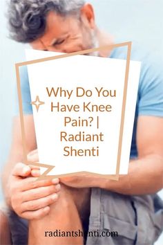 Why do you have knee pain? Often approaching pain management from a holistic health perspective is useful. Radiant Shenti explains knee pain from a Traditional Chinese Medicine perspective. Wellness Activities, Childrens Health, Healing Herbs, Traditional Chinese Medicine, Holistic Wellness