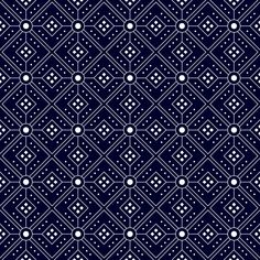 a blue and white geometric pattern