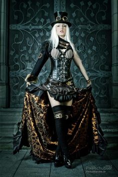 Steampunk Mode, Moda Steampunk, Mode Steampunk, Steampunk Couture, Steampunk Dress, Steampunk Women, Style Steampunk, Steampunk Cosplay, Punk Girl