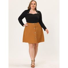 Plus Size Suede Skirt, Plus Size Courdoroy Skirt, Casual Corduroy Skirt With Button Closure, Corduroy Skirt With Buttons, Plus Size Corduroy, High-waisted Brown Corduroy Skirt, School Vacation, Perfect Curves, Plus Size Brands