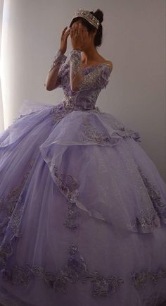 Welcome to Couture Candy's exclusive collection of purple Quinceañera gowns for the 2024 season. Our selection of dresses is expertly made to make every young woman feel exceptional on her milestone day. Our selection includes everything, whether you're searching for something traditional with intricate needlework or something more contemporary with streamlined, clean lines. Purple Princess Dress, Purple Ball Gown, Purple Quinceanera Dresses, Quinceanera Themes Dresses, Ball Gown Prom Dress, Purple Princess, Dress Quinceanera, Pretty Quinceanera Dresses, Stunning Prom Dresses