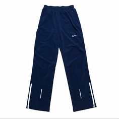 Brand New W Tag Nike Athletic Dri-Fit Sweatpants. Zippered Pockets And Zippers At The Ankles To Loosen Or Tighten The Ankles. Men’s Small Bundle Items And Save #8 Blue Wide Leg Sportswear Pants, Nike Sporty Navy Pants, Sportswear Wide Leg Blue Bottoms, Blue Wide Leg Sportswear Bottoms, Nike Tech Joggers, Mens Nike Sweatpants, Nike Sweatpants Mens, Grey Nike Sweatpants, Nike Sportswear Mens