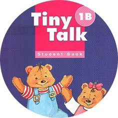 tiny talk student's book with two teddy bears on the front and back cover