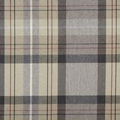 a plaid pattern is shown on the fabric