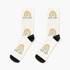 Super soft all-over printed knit socks with extra cushioning in the sole. Suitable for men and women. Cute Colorful Rainbow Design that says “Soul Sister” is a perfect gift for your sister or best friend for her birthday, family reunion, or holiday gift. Also, it can be a cute gift as sister matching shirt! Heart Socks, Gifts For Your Sister, Soul Sister, Soul Sisters, Colorful Rainbow, Rainbow Design, Rainbow Heart, Matching Shirts, Family Reunion