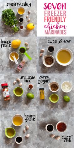 the steps to make this chicken marinade recipe