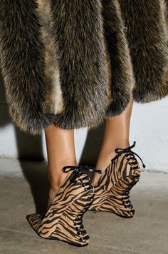 AZALEA WANG KABIRA MULTI WEDGE PUMP – AKIRA Wedge Pump, Azalea Wang, Animal Print Shoes, Animal Print Fashion, Wedge Pumps, Leather Mini Skirt, Shoe Inspo, Swag Shoes, Maximalism