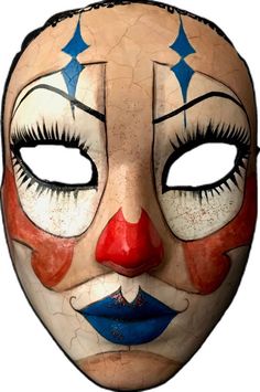 Hand Painted Carnival Masks, Fun Eye Mask For Masquerade, Fun Masquerade Masks For Carnival, Full Face Masks For Halloween Carnival, Fun Masks For Masquerade Carnival, Fun Masks For Masquerade And Carnival, Novelty Masquerade Mask, Novelty Mask For Masquerade, Carnival Costume Mask