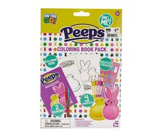 a package of peeps coloring book packs