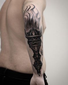 Luca Tattoo, Neo Traditional Art, Gothic Tattoos, Castle Tattoo, Gemini Tattoo, Gothic Tattoo, Knee Tattoo, Classic Tattoo