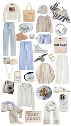 coastal winter | coastal granddaughter | tsitp aesthetic Grandma Aesthetic Outfit, Dress Like An Italian Woman, Nantucket Outfit, Scream Aesthetic, Coastal Winter, Coastal Fashion, Skandinavian Fashion