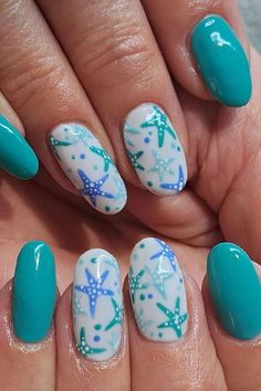 @ Beachy Nail Designs, Cruise Nails, Spring Break Nails, Beachy Nails, Smink Inspiration, Summery Nails, Her Nails