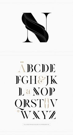 some type of font that is black and white