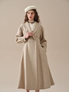 Pride and Prejudice 11| 100% wool coat Cloak Outfit, Winter Coat For Women, Stylish Winter Coats, Retro Coat, Wool Winter Coat, Linen Fashion, Coat For Women, Quick Outfits, Wool Winter