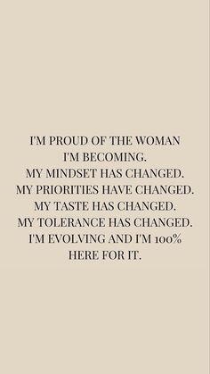 an image of a woman's face with the words i'm proud of the woman