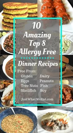 the top 8 allergy free dinner recipes