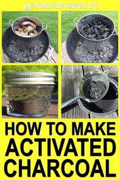 Survival Projects Diy, Diy Prepping Projects, How To Make Activated Charcoal, Diy Activated Charcoal, Making Charcoal, Como Plantar Pitaya, 1000 Lifehacks, Off Grid Survival, Survival Skills Life Hacks