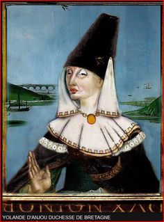 an old painting of a woman wearing a black hat