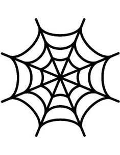 a black and white drawing of a spider web