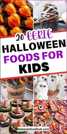 halloween foods for kids to make and eat