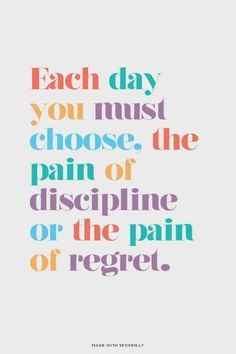 Discipline Quotes, Motivation Positive, Motivation Fitness, Fitness Motivation Quotes, Health Motivation, Inspiring Quotes About Life, Fitness Quotes, True Words