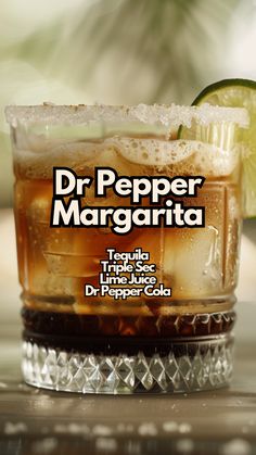 the cover of dr pepper margarita