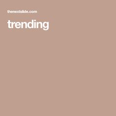 the words trending are written in white on a brown background