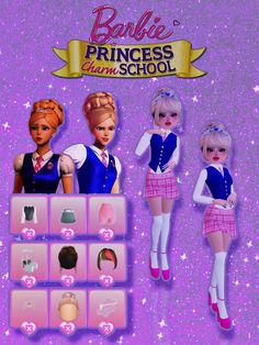 #dti #roblox #barbie #fictionalcharacters #Cosplay #movie #delancydevin #blair #fy #dresstoimpress Barbie School Princess, Dti Theme Barbie, Barbie Movie Outfits, Dress Impress, Outfit Roblox, Dti Fits, Dti Ideas, Dti Outfits, Royale High