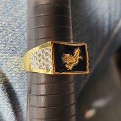 Men's Size 12 Eagle Ring. Gold Plates .925 Sterling Silver. Gold Plates, Eagle Ring, Ring Color, Mens Accessories Jewelry, Ring Gold, Rolex, Silver Gold, Gold Plate, Size 12