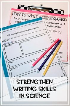 a clipboard with writing skills on it and the words, how to write a response