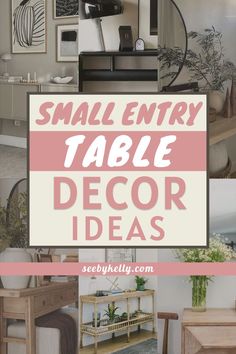 Small Entryway Table Decor Ideas Entryway Table Decor With Mirror, Entry Table Decor Ideas