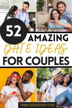 52 best date ideas for couples, offering fun, creative, and romantic ways to strengthen your bond and keep the spark alive. Date Night Ideas Cheap, Fun Date Ideas For Couples, Best Date Ideas, Fun Date Ideas, Date Ideas For Couples, Date Night Ideas For Married Couples, Date Night Jar, Cute Date Ideas, Ideas For Couples