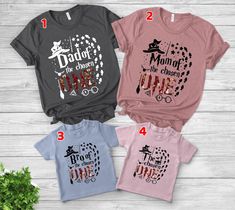 three t - shirts with different sayings on them