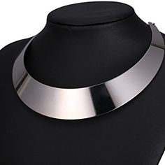 Imported Diameter: 6 Inches,Width: 1.1 Inch Metal: Stainless Steel,Nickel Free, Hypoallergenic, Anti-Rust And Comfort Fit. Net Weight: 49g/Piece Statement Choker For Women: Matching A Party Dress And Wear This Necklace Makes You Elegant And Eye-Catching. Come With U7 Design Gift Box. Item No. Jm754 Silver Necklace Thick, Red Pendant Necklace, Cat Eye Necklace, Women Choker Necklace, M Necklace, Rustic Necklace, Elephant Pendant Necklace, Metal Choker, Quartz Pendant Necklace