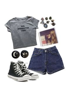 Summer Everyday Outfits 2023, Shameless Outfit Aesthetic, Taylor Swift Aesthetic Outfit Ideas, 90’s Summer Outfits, Summer 80s Outfits, Slasher Summer Outfits, Short Outfit Ideas, Shorts Outfit Ideas