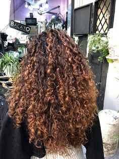 Biracial Hair With Highlights, Curly Hair Highlights And Lowlights Caramel, Bronze Curly Hair, Copper Balayage Curly Hair, Caramel Balayage Curly Hair